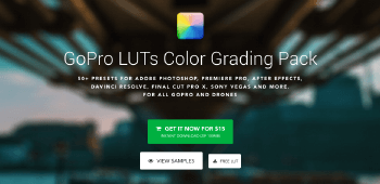 LUTs Pack for GoPro and Drones