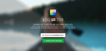 LOG to 709 LUTs Conversion Pack